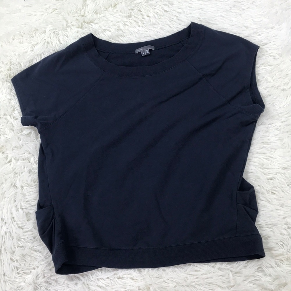 Vince short sleeve stretch top medium